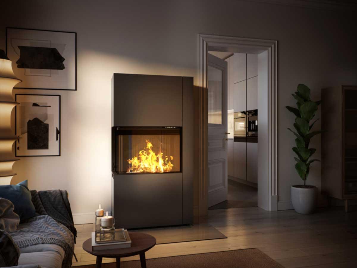 Kaminofen Zirkon 2L von Spartherm Living Fire